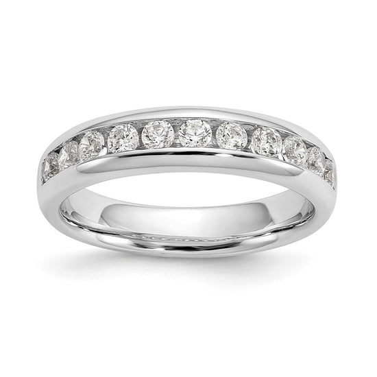 11-Stone Diamond Channel Bands
