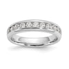 11-Stone Diamond Channel Bands