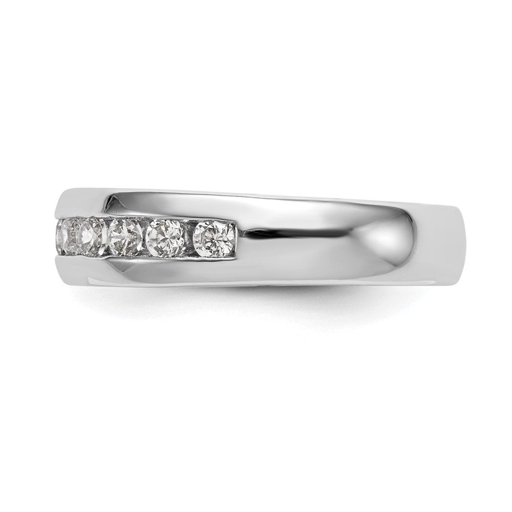 11-Stone Diamond Channel Bands