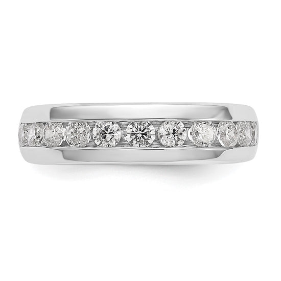 11-Stone Diamond Channel Bands