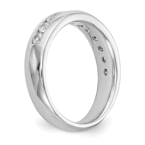 11-Stone Diamond Channel Bands