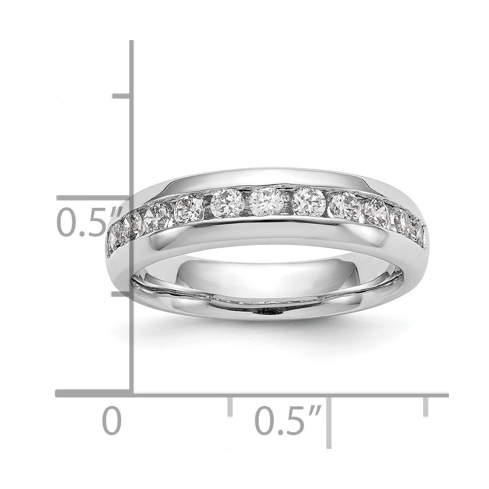 11-Stone Diamond Channel Bands
