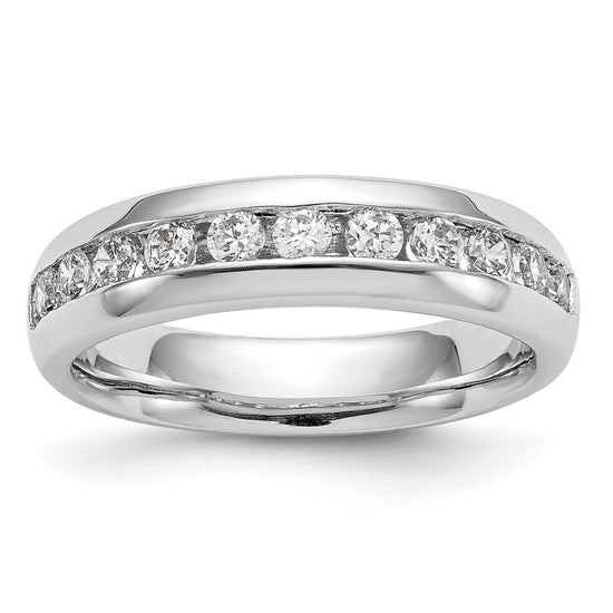 11-Stone Diamond Channel Bands
