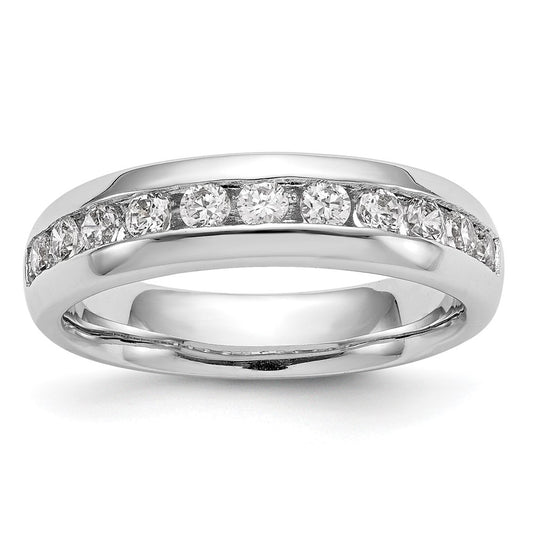 11-Stone Diamond Channel Bands
