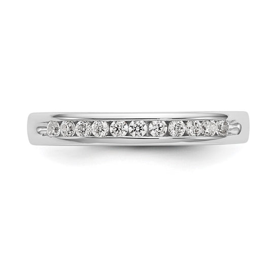 11-Stone Diamond Channel Bands