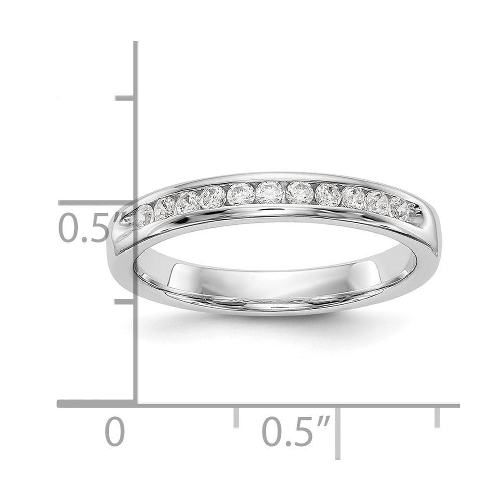 11-Stone Diamond Channel Bands