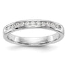11-Stone Diamond Channel Bands
