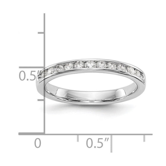 11-Stone Diamond Channel Bands