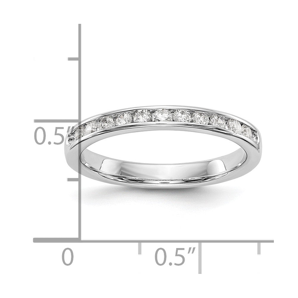 11-Stone Diamond Channel Bands