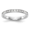 11-Stone Diamond Channel Bands