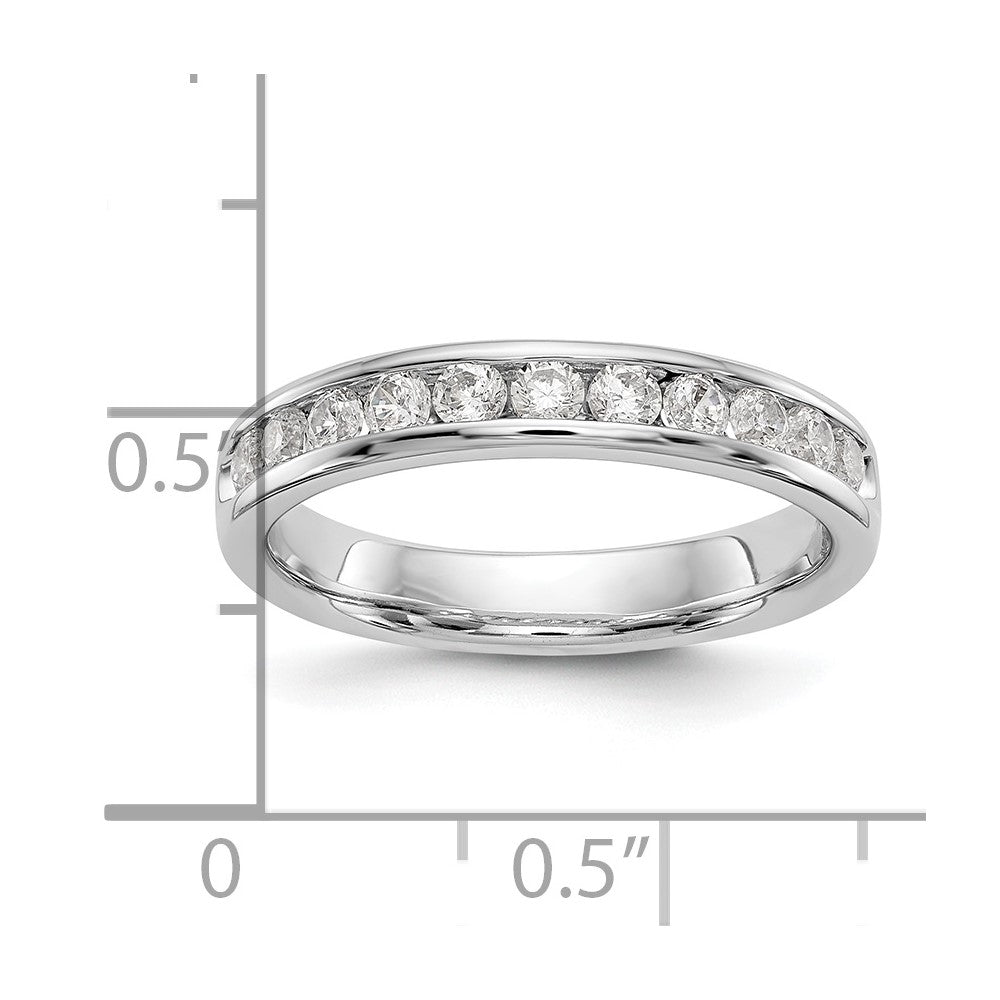 11-Stone Diamond Channel Bands