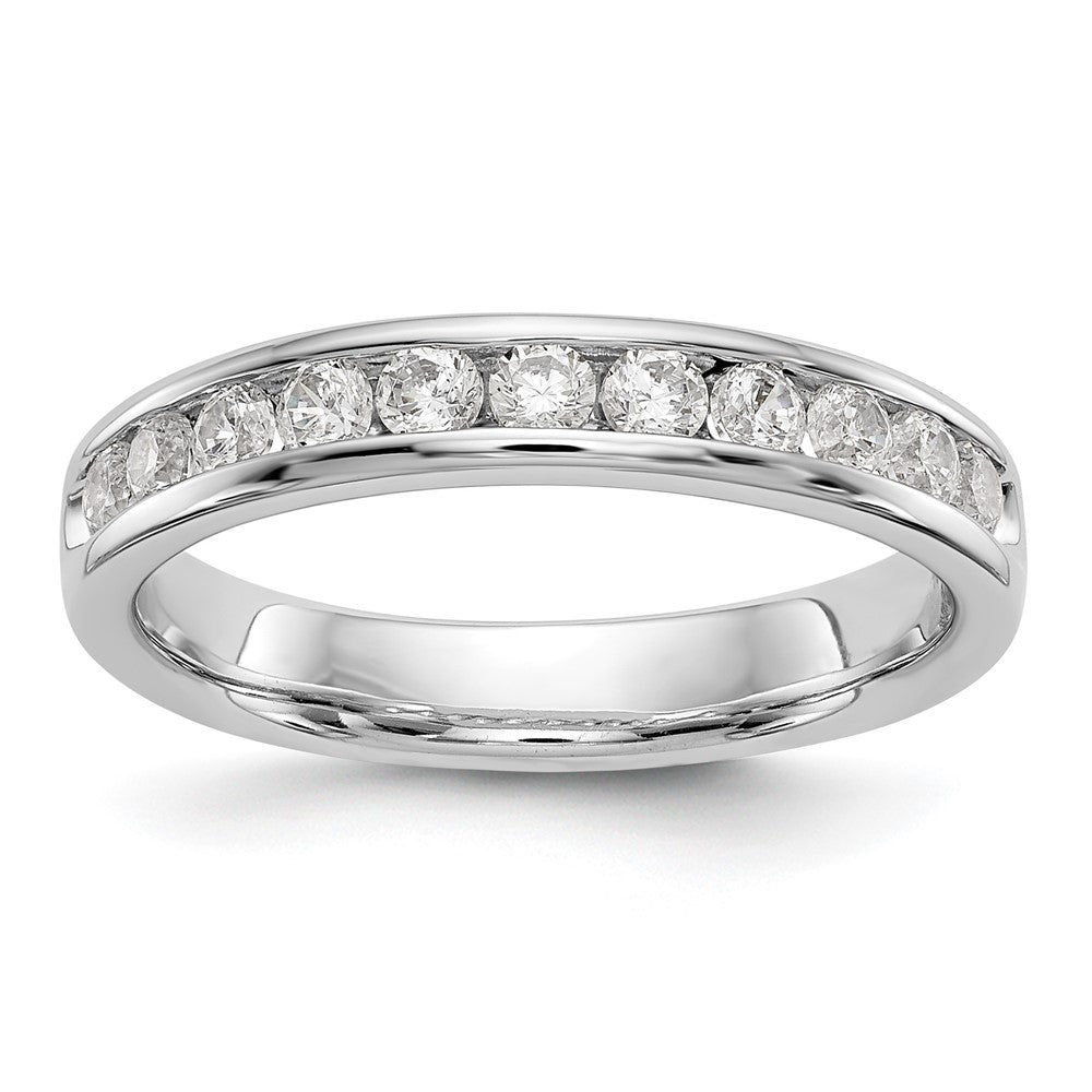 11-Stone Diamond Channel Bands