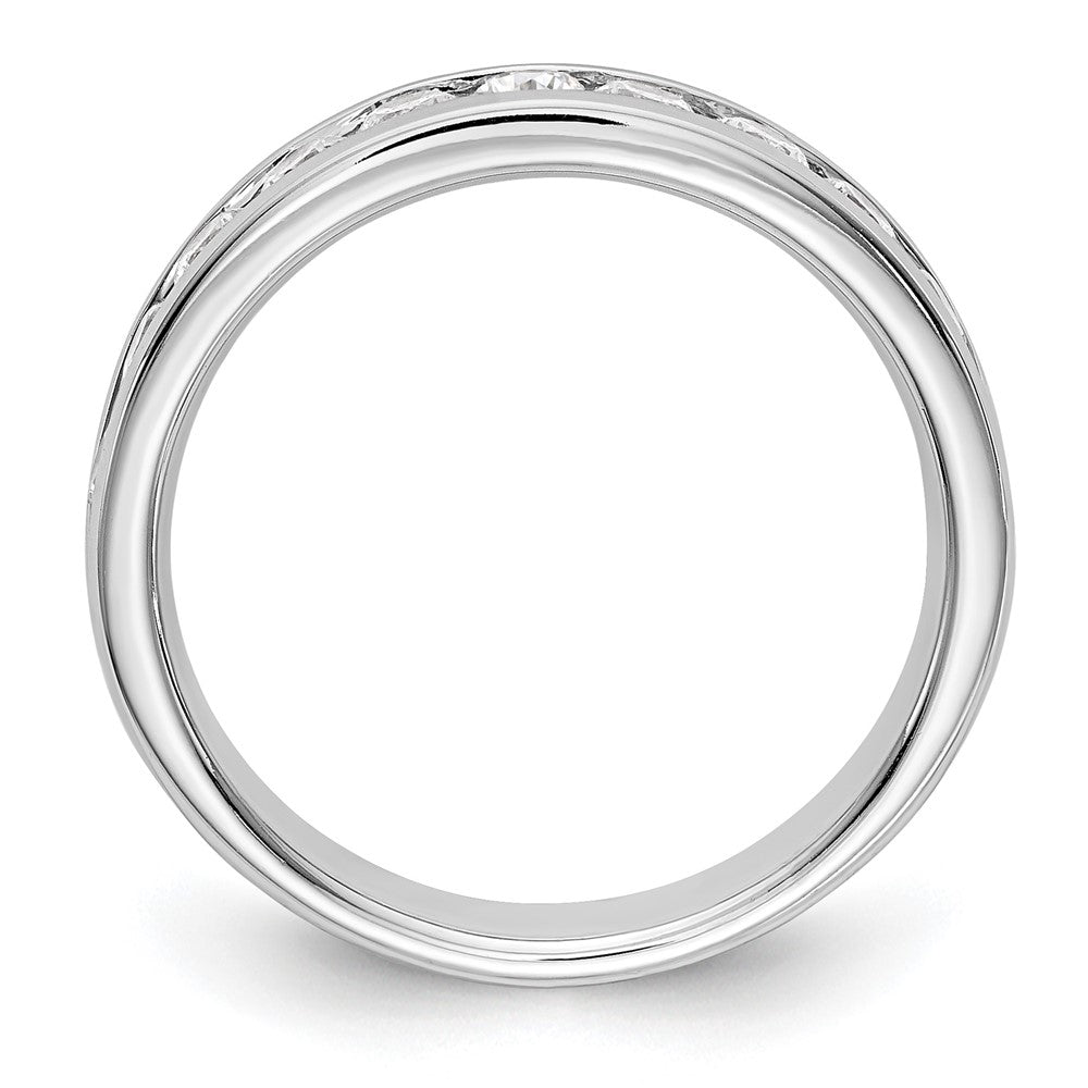 11-Stone Diamond Channel Bands