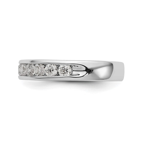 11-Stone Diamond Channel Bands