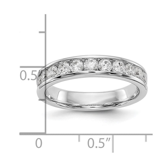 11-Stone Diamond Channel Bands