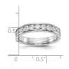 11-Stone Diamond Channel Bands