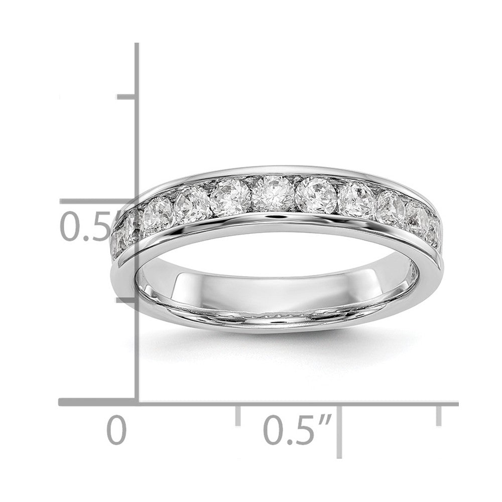 11-Stone Diamond Channel Bands