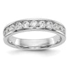 11-Stone Diamond Channel Bands