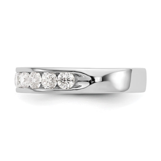 11-Stone Diamond Channel Bands