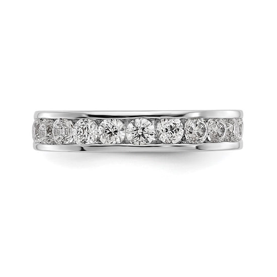 11-Stone Diamond Channel Bands