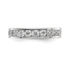 11-Stone Diamond Channel Bands