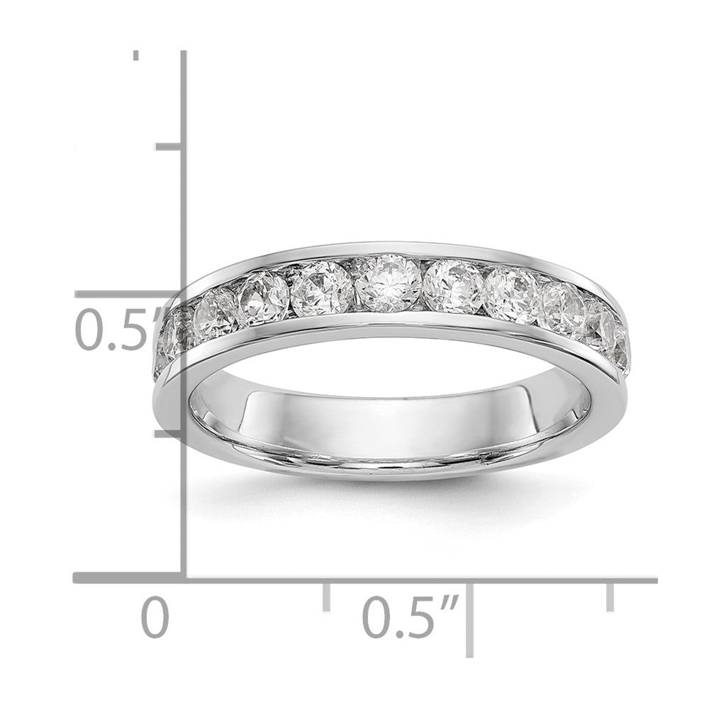 11-Stone Diamond Channel Bands