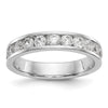 11-Stone Diamond Channel Bands