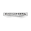 11-Stone Diamond Channel Bands