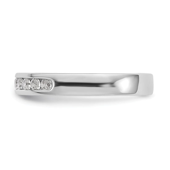 11-Stone Diamond Channel Bands