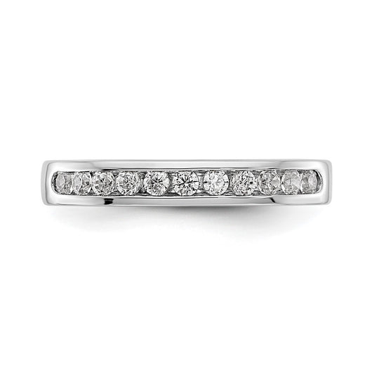 11-Stone Diamond Channel Bands