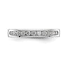 11-Stone Diamond Channel Bands