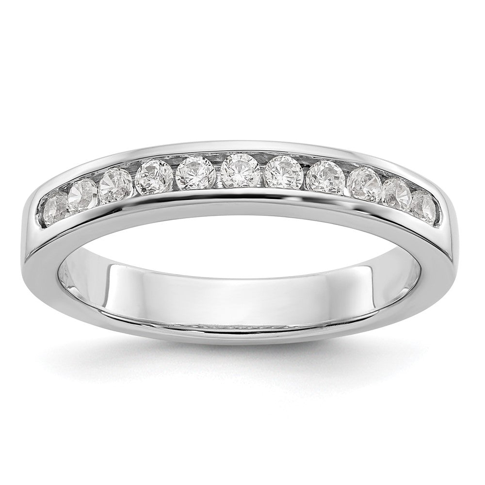 11-Stone Diamond Channel Bands