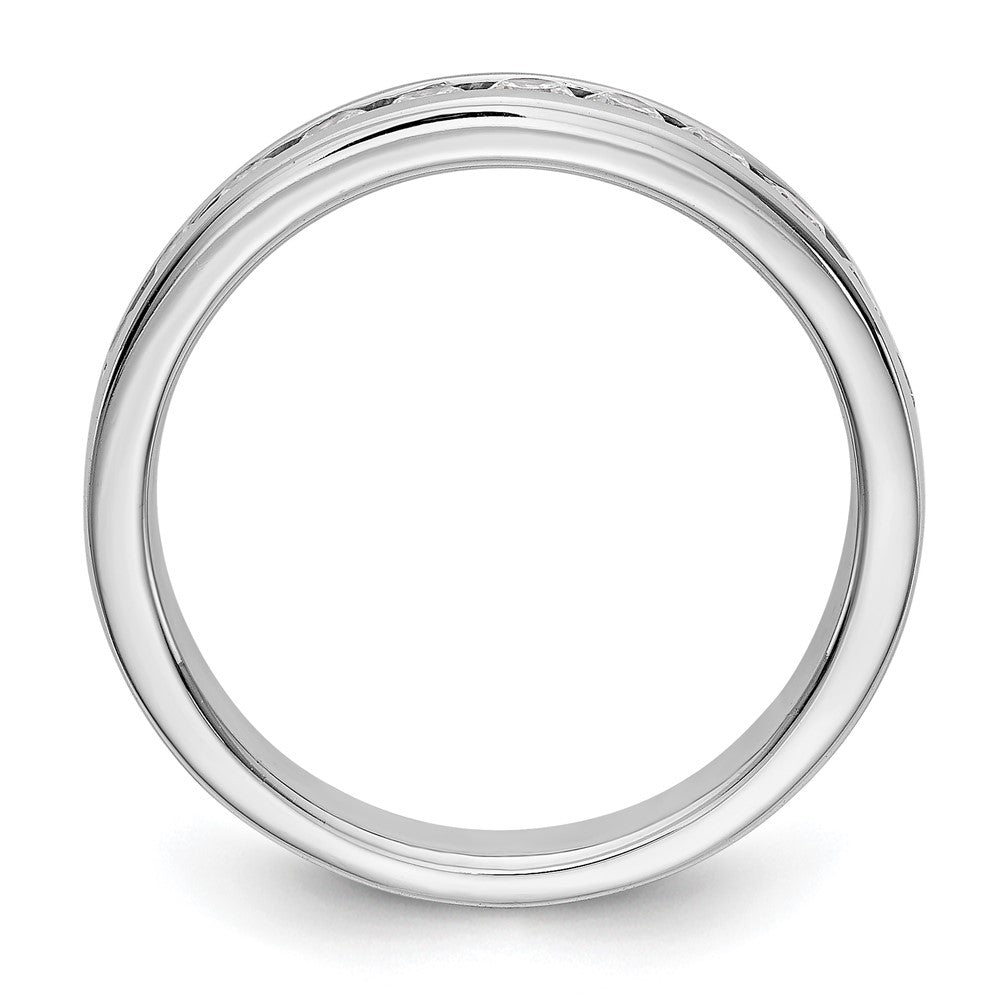 11-Stone Diamond Channel Bands
