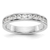 11-Stone Diamond Channel Bands