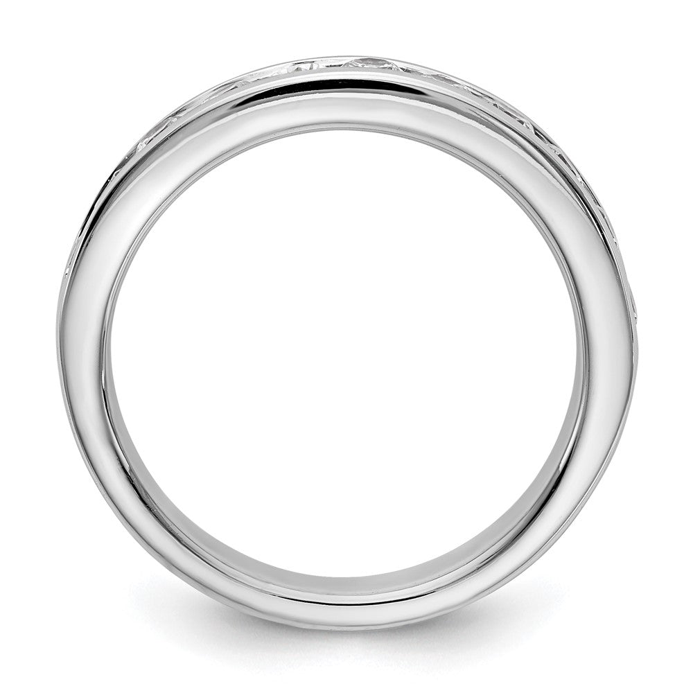 11-Stone Diamond Channel Bands