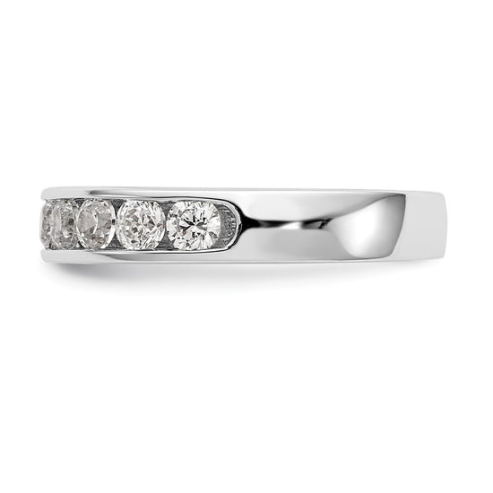 11-Stone Diamond Channel Bands