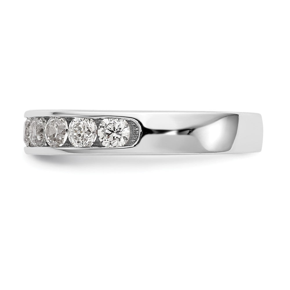 11-Stone Diamond Channel Bands