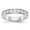 11-Stone Diamond Channel Bands