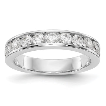 11-Stone Diamond Channel Bands