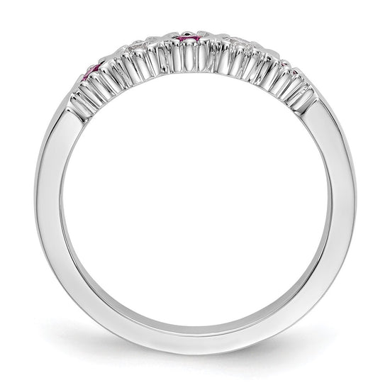 Gemstone and Diamond 5-Stone Rings