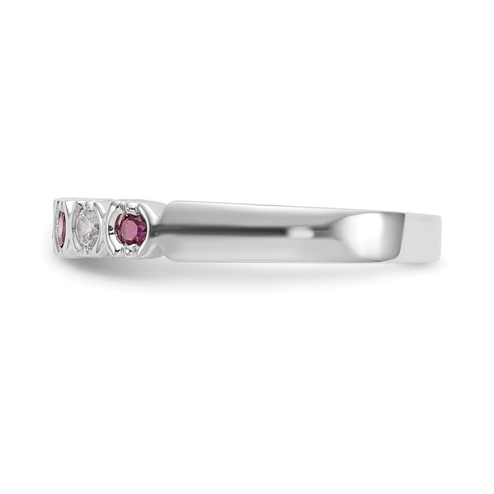 Gemstone and Diamond 5-Stone Rings