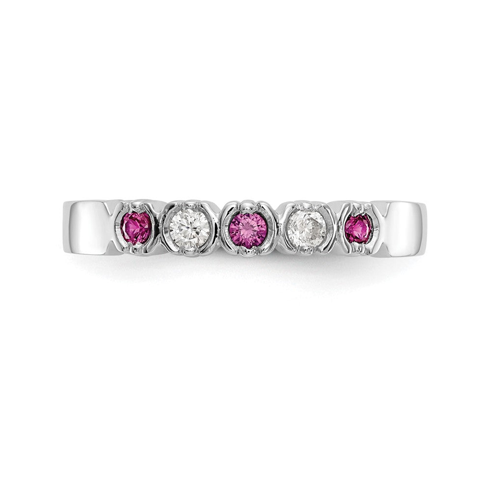 Gemstone and Diamond 5-Stone Rings