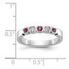 Gemstone and Diamond 5-Stone Rings