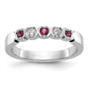 Gemstone and Diamond 5-Stone Rings