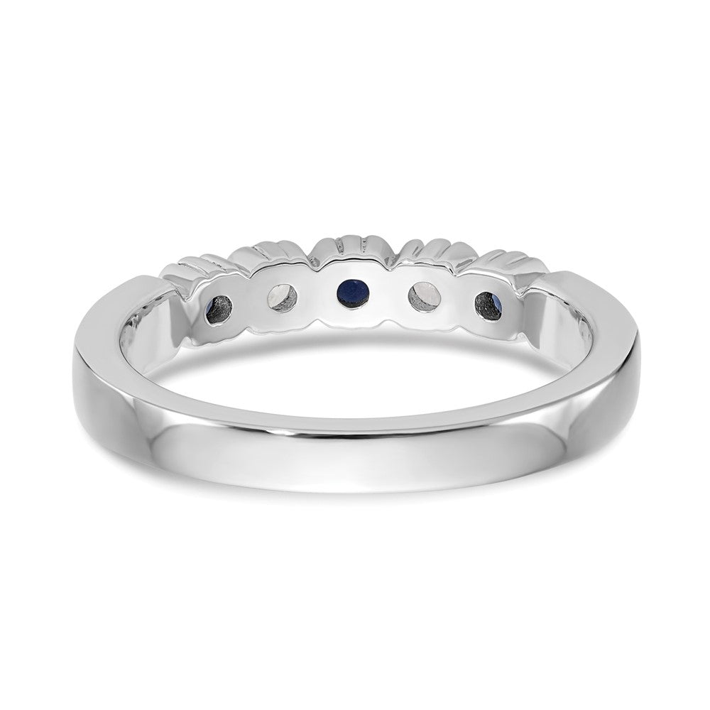 Gemstone and Diamond 5-Stone Rings