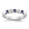 Gemstone and Diamond 5-Stone Rings