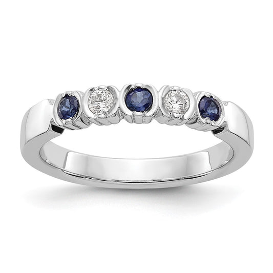 Gemstone and Diamond 5-Stone Rings