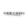 Colored Diamond Bands