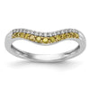 Colored Diamond Bands