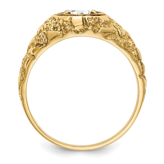 IBGoodman 14k 7/8 carat Lab Grown Diamond VS/SI+ G+ Complete Men's Ring